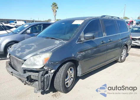 2006 Honda Odyssey Ex-L from USA, damaged, VIN 5FNRL38696B452712
